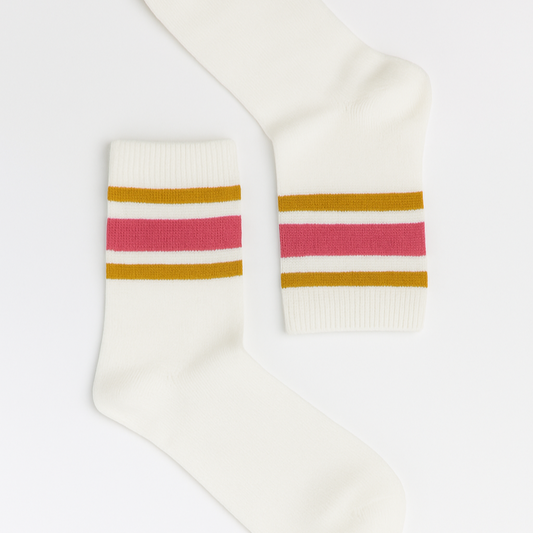 Retro Pink Sock