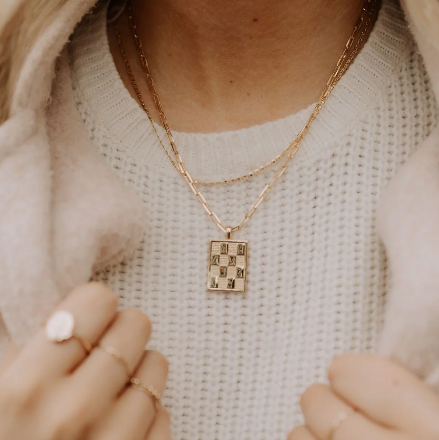 Checkered Necklace