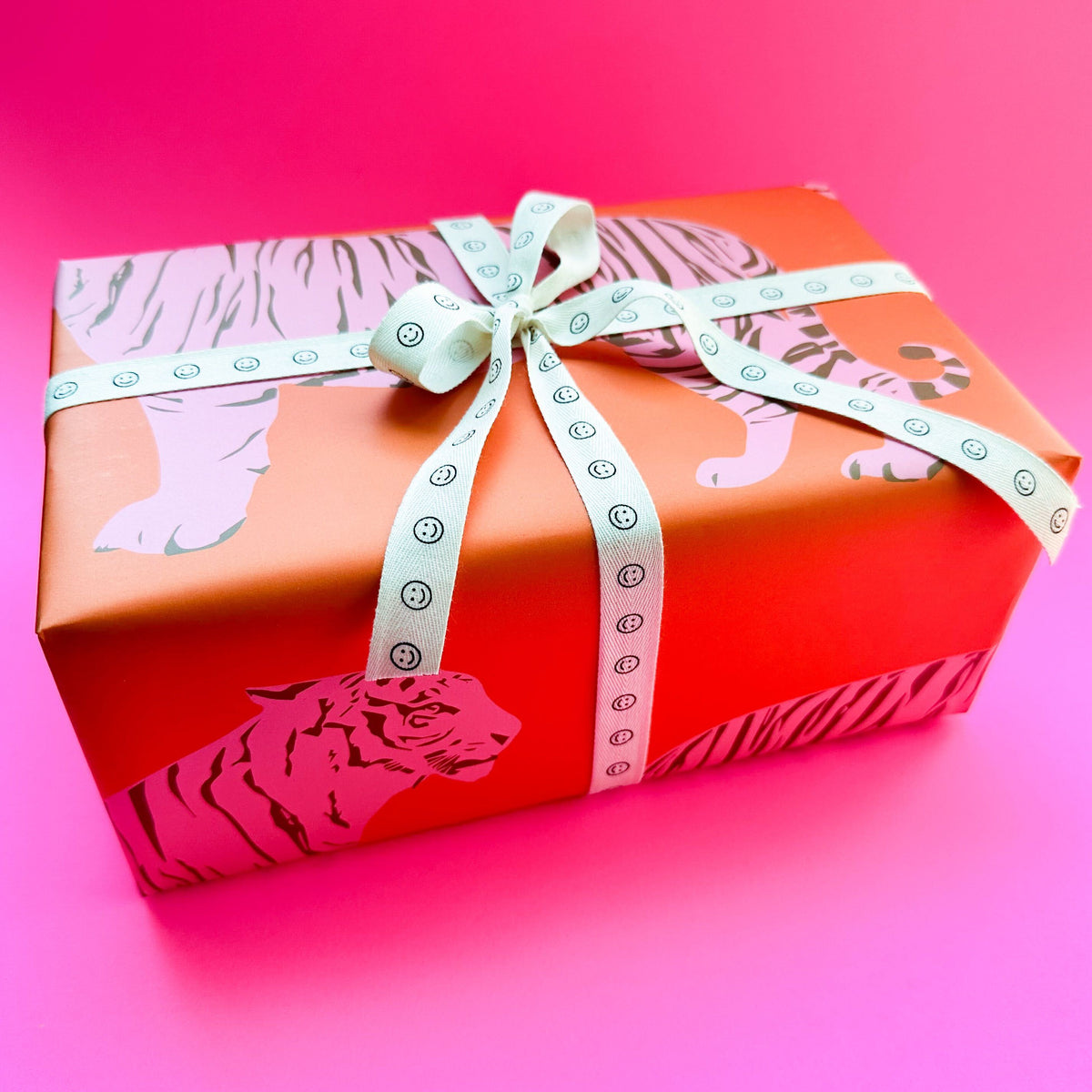 Pink Tiger Gift Wrap