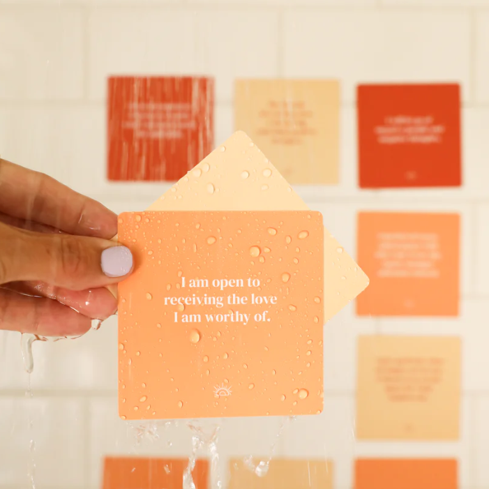 Shower Affirmation Cards