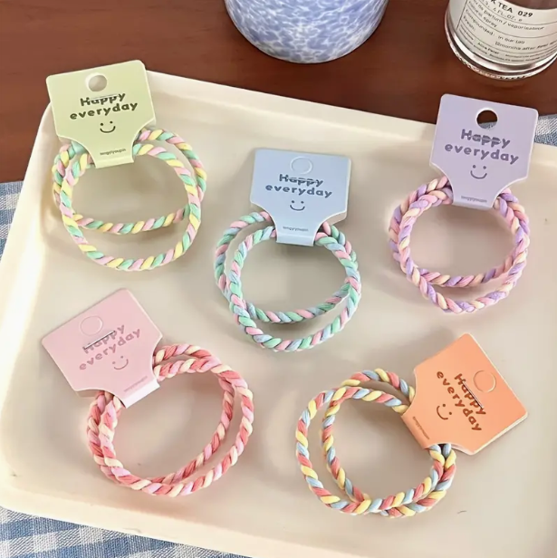 Happy Hair Ties