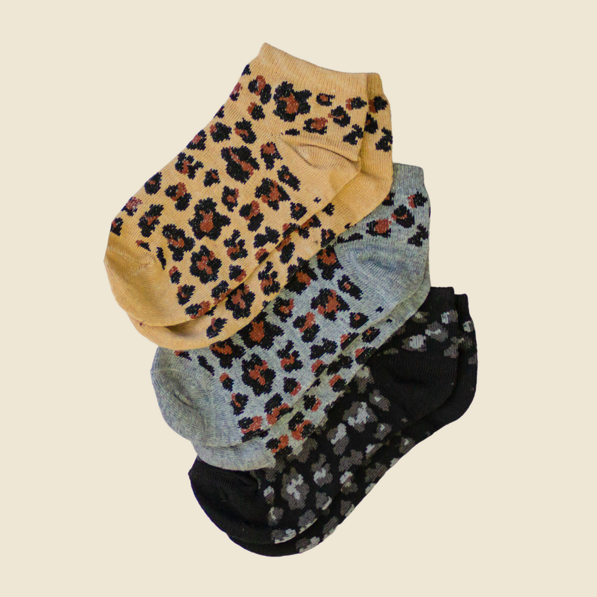 Leopard Socks (3 pack)