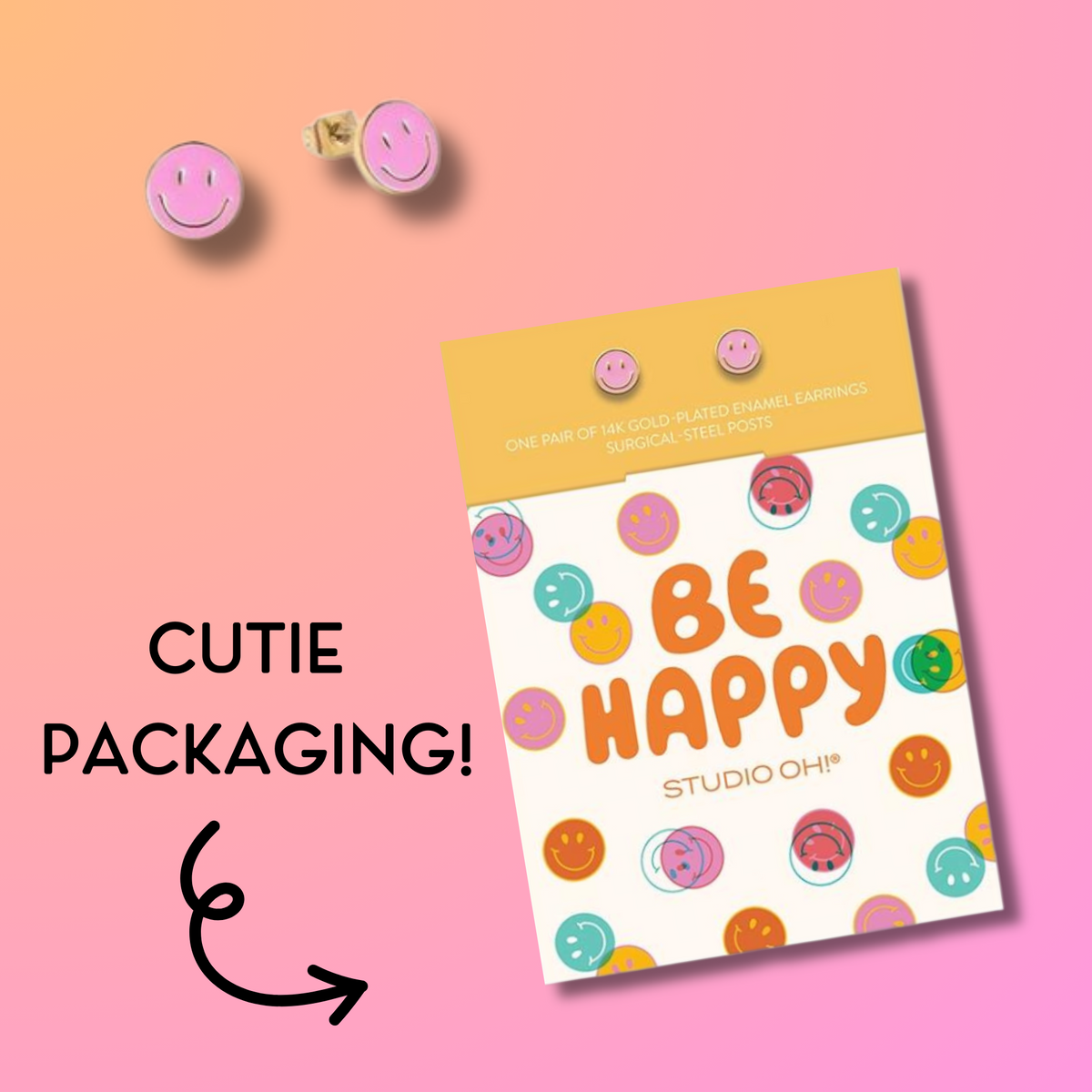 Be Happy Earrings