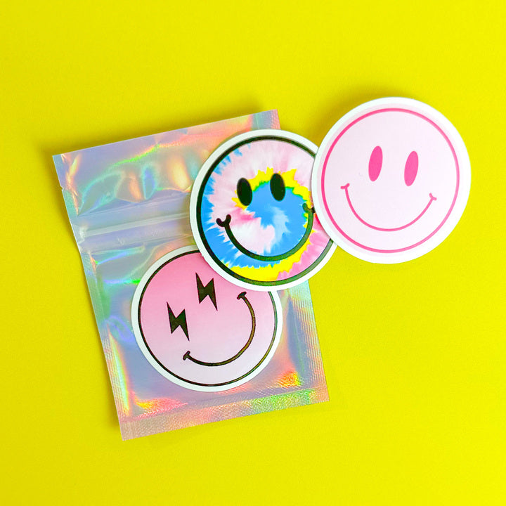 Smile Stickers (3 pcs)