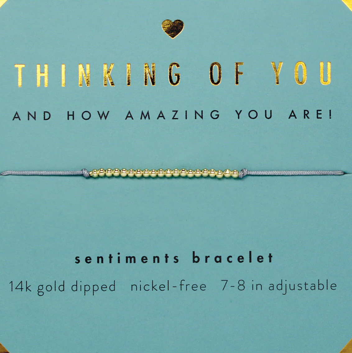 &#39;Thinking Of You&#39; Bracelet